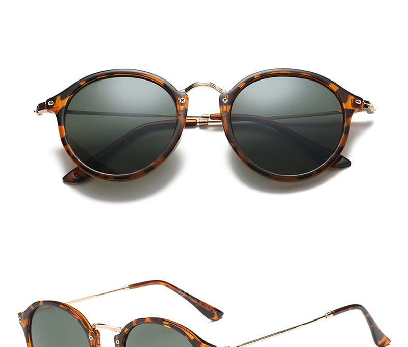 Fashion Round Metal Frame Mirror Sunglasses Women Men 2021 Retro Brand Designer Sunglasses Trending UV400 Wholesale