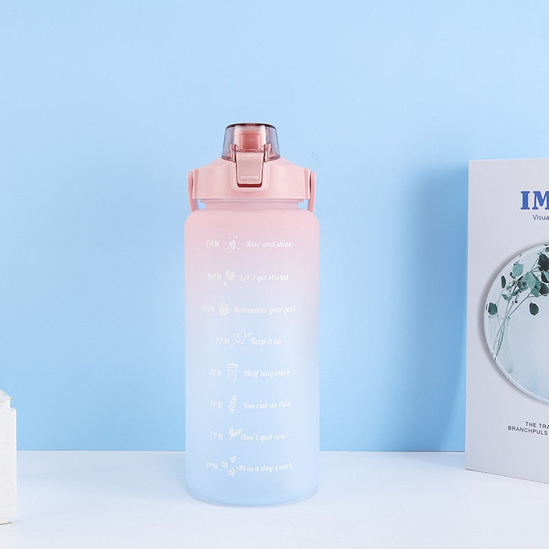 2L Large Capacity Water Bottle Straw Cup High Temperature Plastic Wate –  HAbeshawi